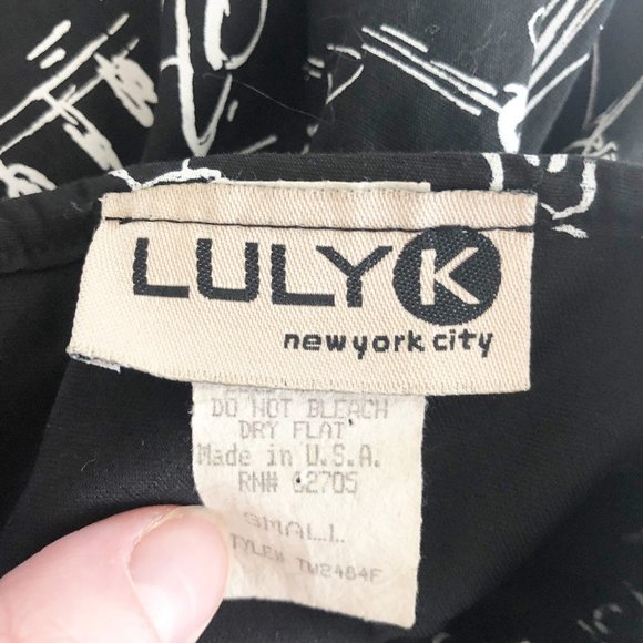 Vintage Paris Print Midi High Waisted Skirt Small - Picture 2 of 5